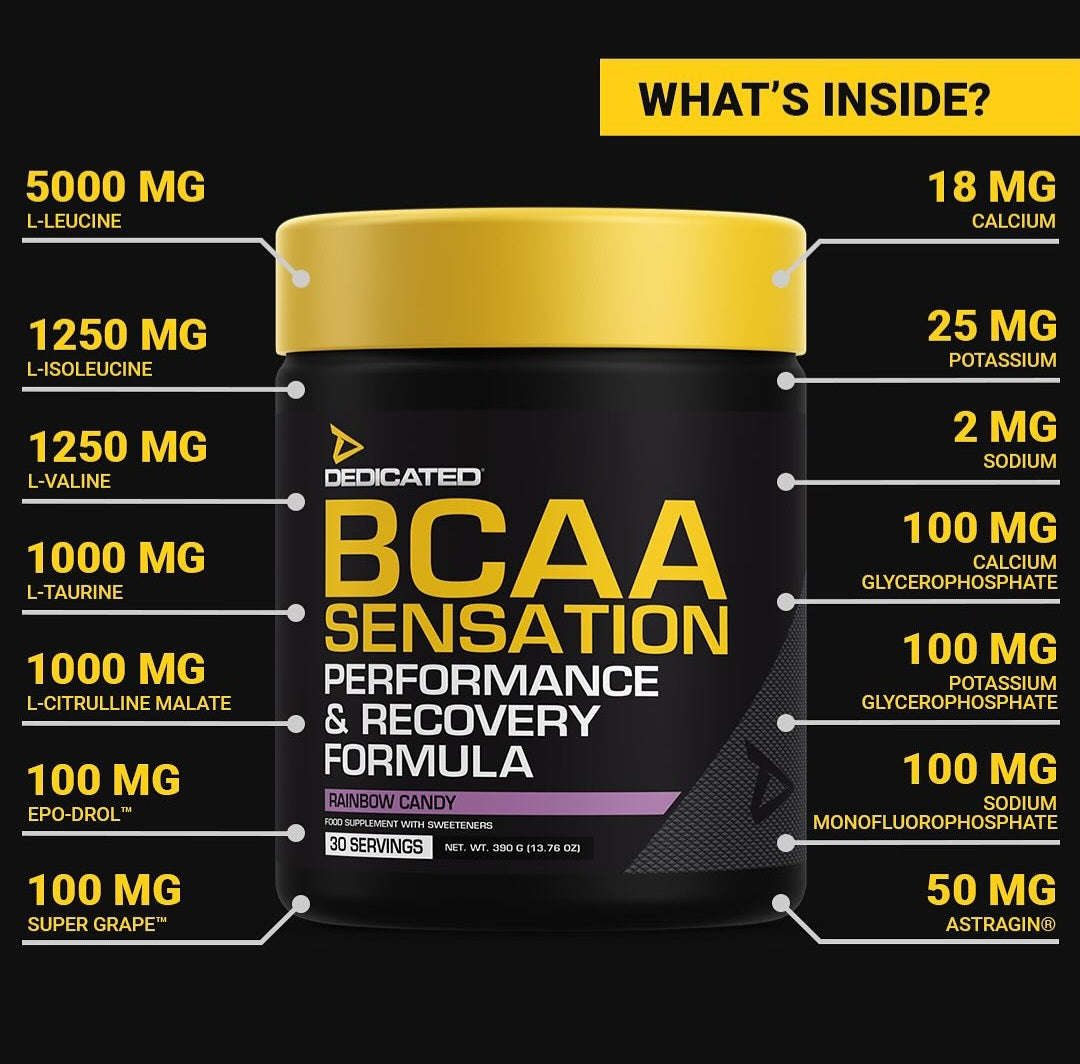 Dedicated Nutrition BCAA Sensation 345g