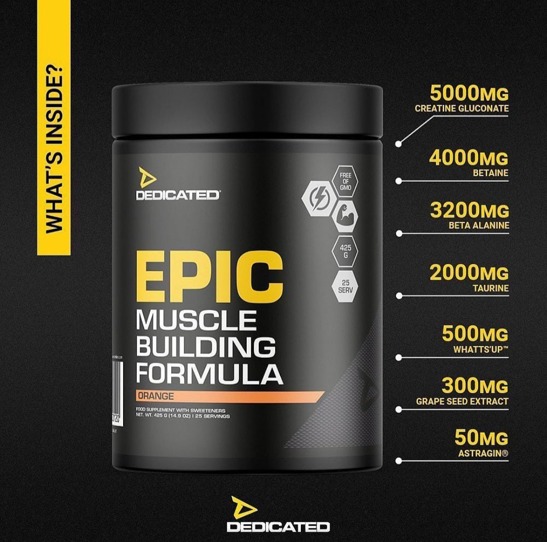 Dedicated Nutrition Epic 488g