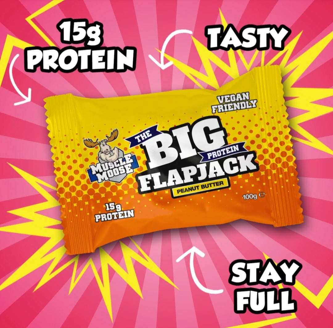 Muscle Moose Big Protein Flapjack x 12