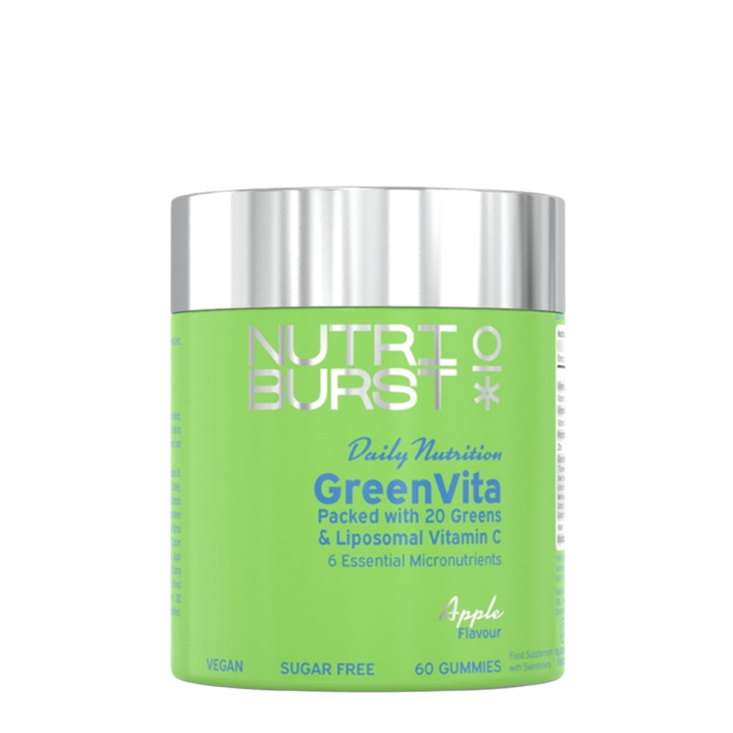 NutriBurst GreenVita x 60 Apple Gummies