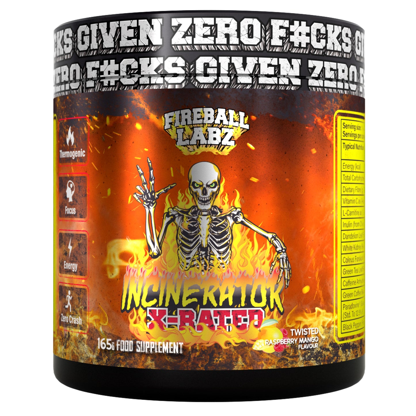 Fireball Labz Incinerator X-Rated 165g