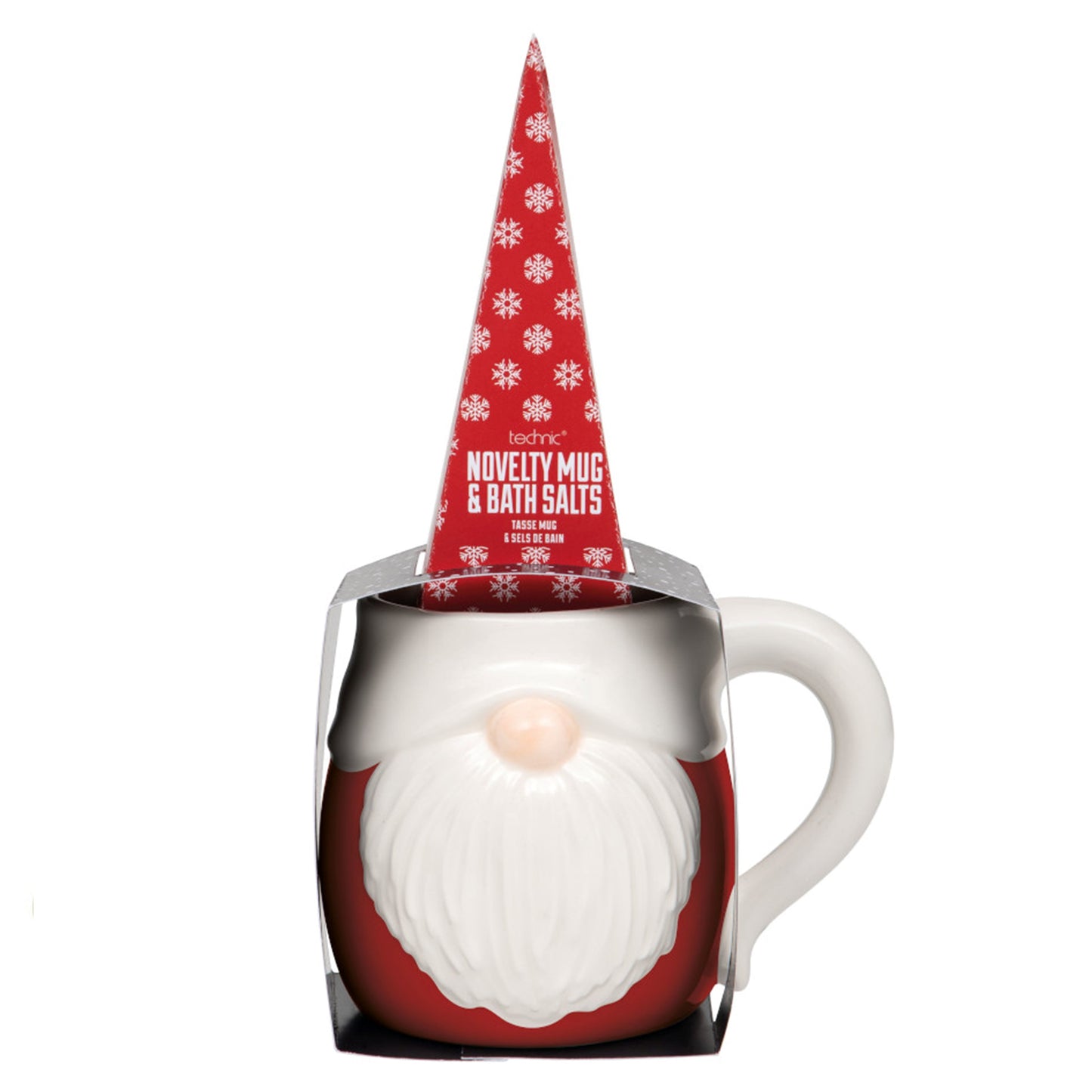 Technic Christmas Novelty Mug & Bath Salts Set