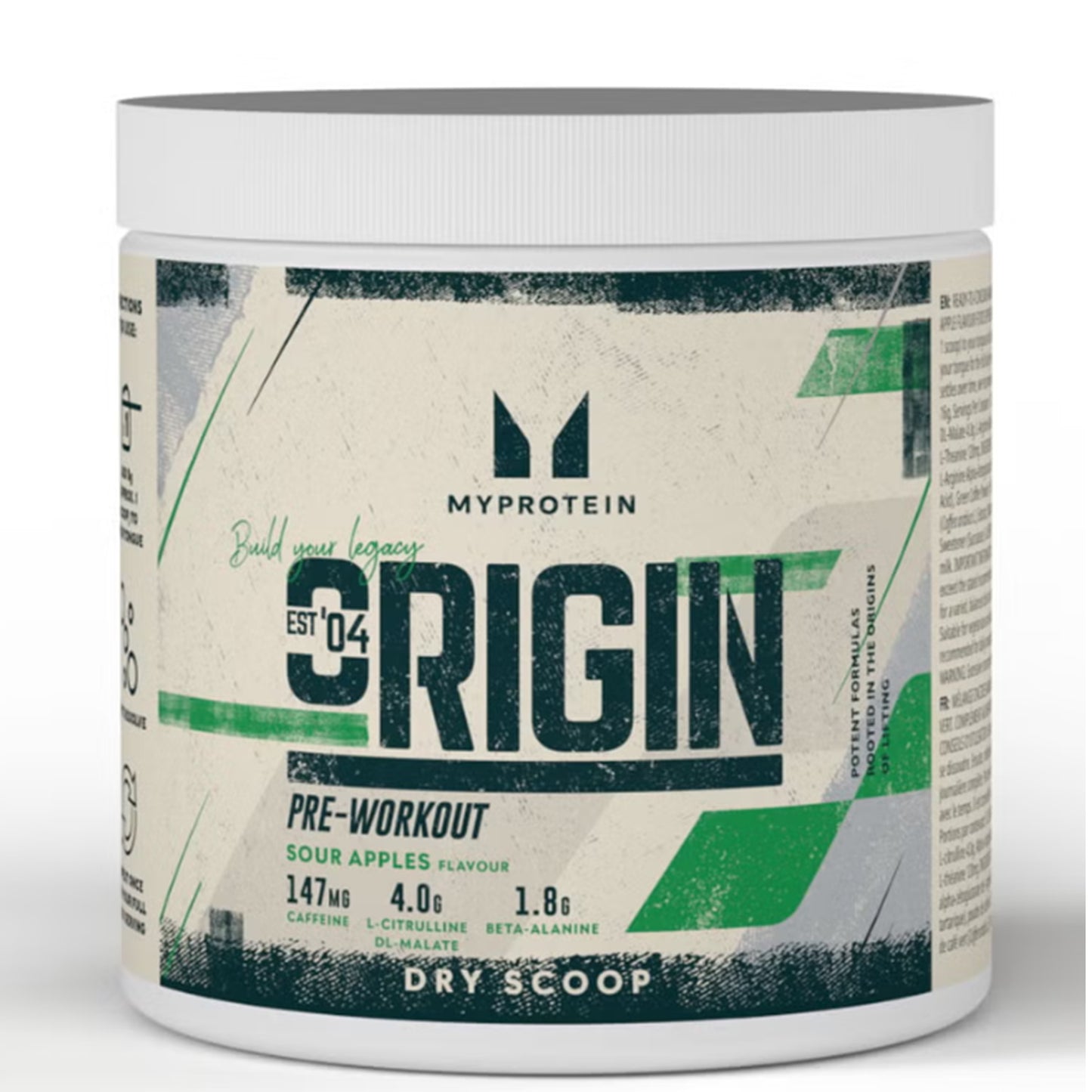 My Protein Origin Pre-Workout Dry Scoop 288g