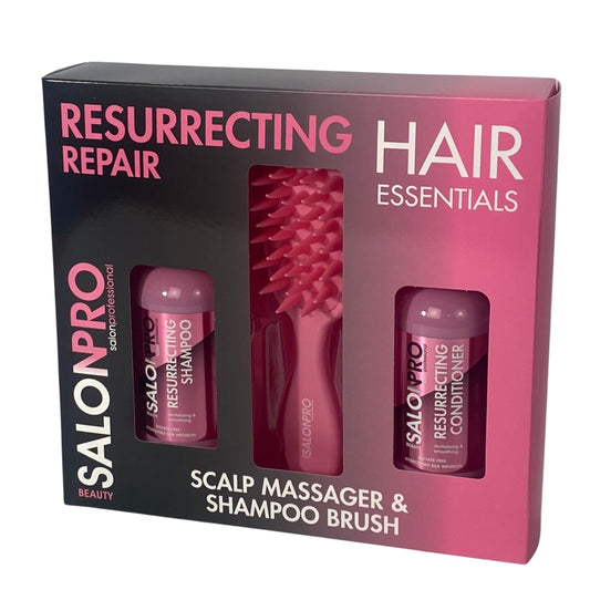 Salon Pro Resurrecting Repair Scalp Massager & Shampoo Brush Set