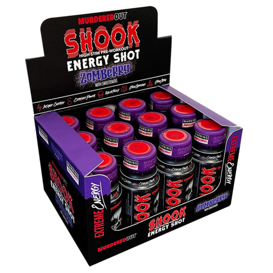 Murdered Out Shook Energy Shot 12 x 60ml