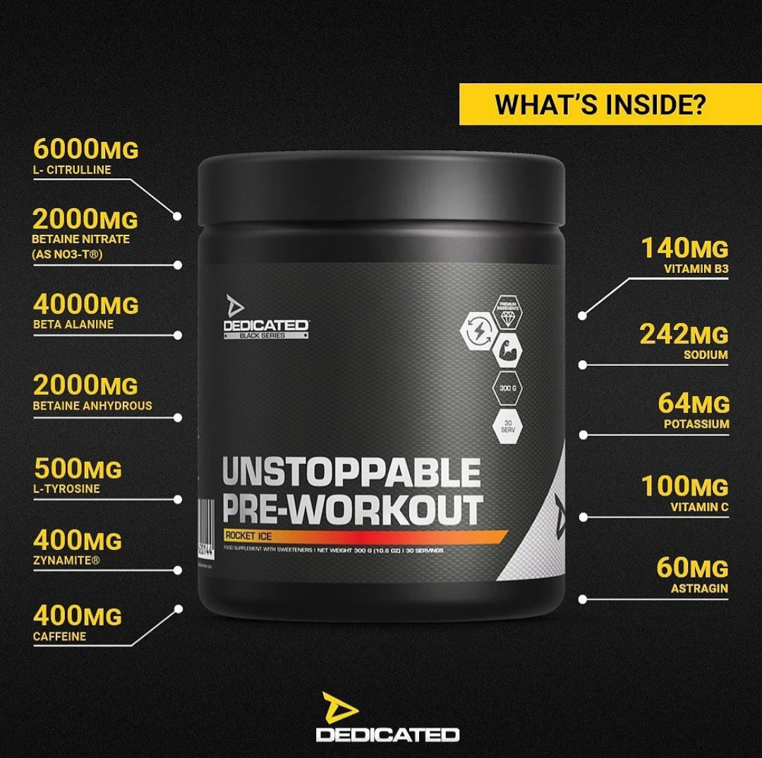 Dedicated Nutrition Unstoppable 225g