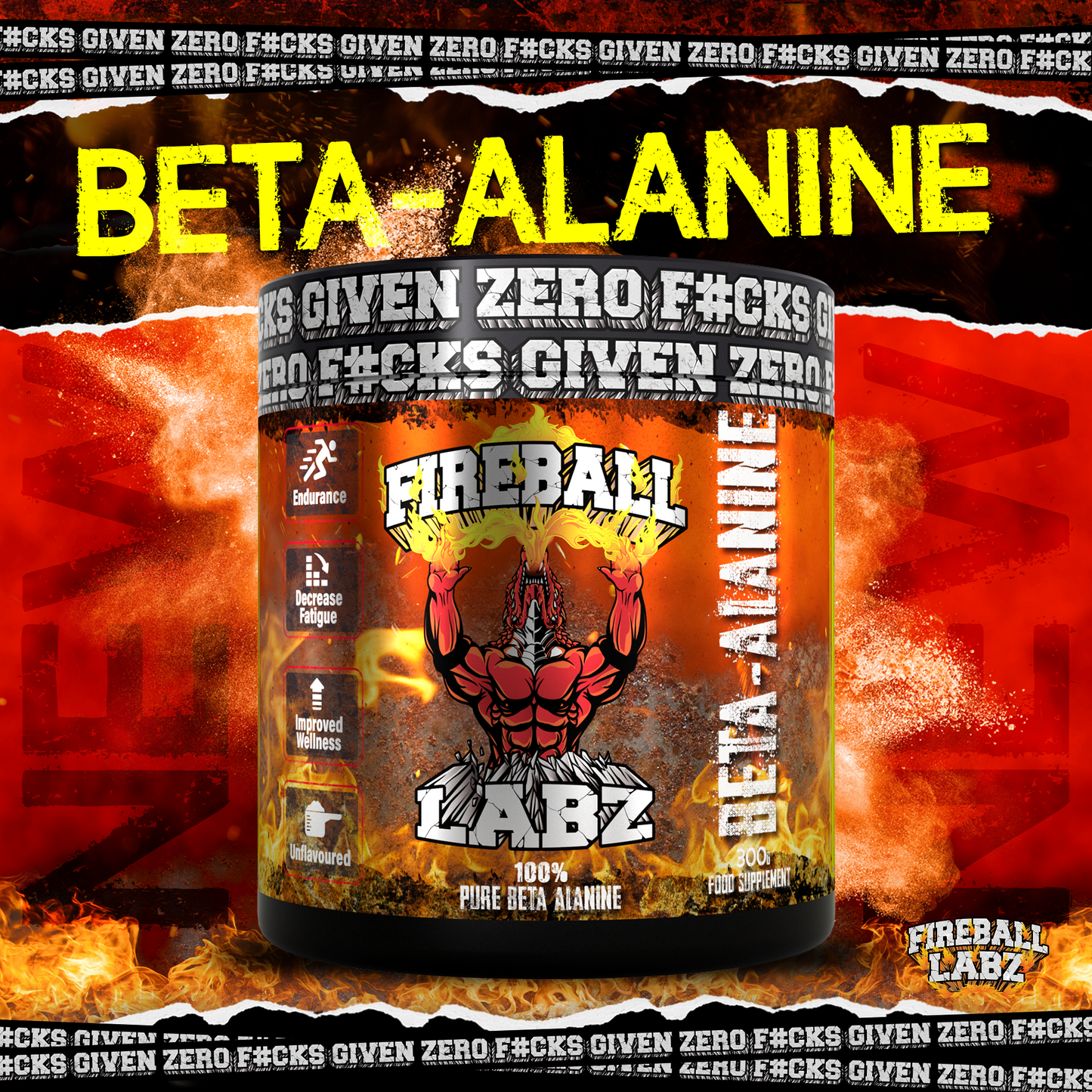 Fireball Labz Beta Alanine 300g