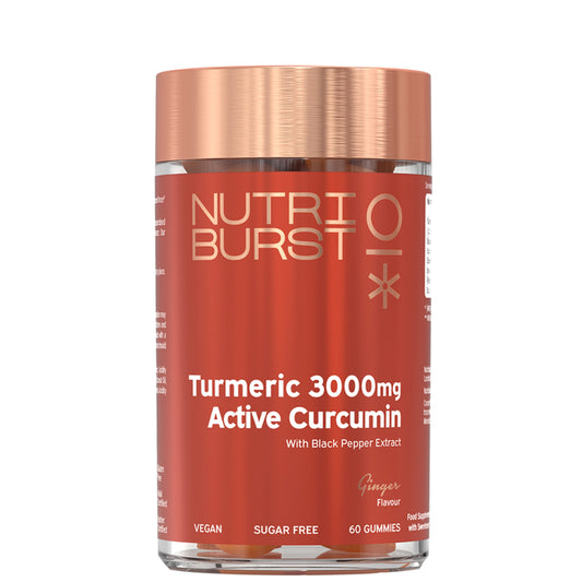 NutriBurst Tumeric 3000mg x 60 Ginger Gummies